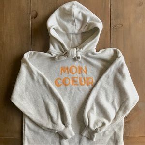 Zara hoodie sweatshirt dress 9